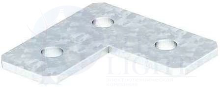 Соединительная пластина L-образная 90x90x40x5 горячий цинк OBO Bettermann 1124653