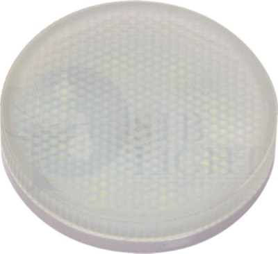 Лампа светодиодная (LED) «таблетка» d75мм GX53 130  8Вт 220-230В матовая нейтральная холодно-белая 5000К Jazzway 2855404