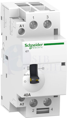 МОДУЛЬНЫЙ КОНТАКТОР С РУЧНЫМ УПРАВЛЕНИЕМ iCT63A 2Н Schneider Electric A9C21862
