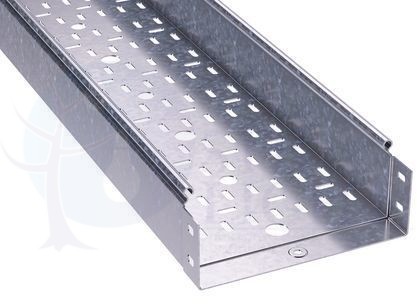 Лоток перфорированный 200х80 L 3000 толщ. 1,0 мм, цинк-ламельный DKC ДКС 3530410ZL