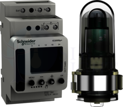 СУМЕРЕЧНЫЙ ВЫКЛ-ЛЬ IC2000p+ програм. c уличным датчиком освещенности Schneider Electric CCT15483
