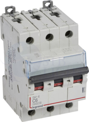 Автомат 3P 6А DX3-E (6 кА, C) Legrand 407288