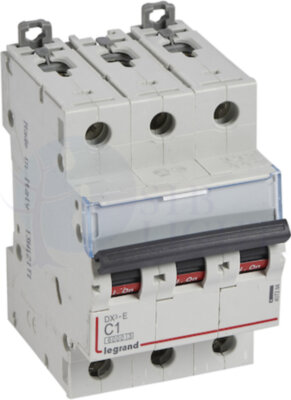 Автомат 3P 1А DX3-E (6 кА, C) Legrand 407284