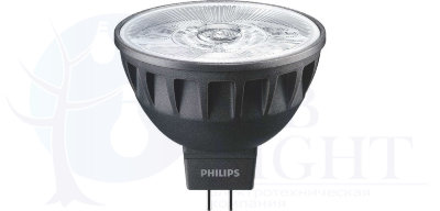 Светодиодная лампа Philips GU5.3 7,5W = 43W теплый свет ExpertColor арт. 929001386302