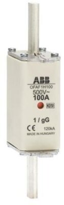Предохранитель OFAF1H63 63A тип gG размер1, до 500В ABB 1SCA022627R3920