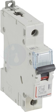 Автомат 1P 16А DX3-E (6 кА, C) Legrand 407263