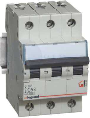 Автомат 3P 50А TX3 (10 кА, C) Legrand 404061