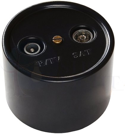 Пластик Черный Розетка ТV/FM BIRONI B1-305-23