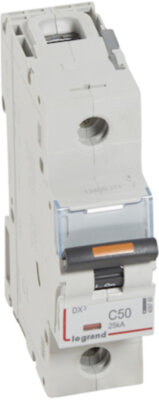 Автомат 1P 50А DX3 (25 кА, C) Legrand 409760