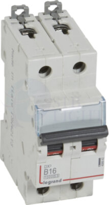 Автомат 2P 16А DX3 (16 кА, B) Legrand 408942
