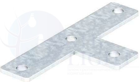 Соединительная пластина Т-образная 200x95x40x5 горячий цинк OBO Bettermann 1124655