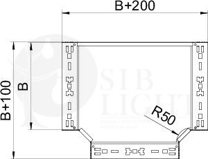 RTM 110 FT Т-образная секция 110x100 OBO Bettermann 6042030