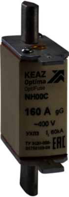 Вставка плавкая OptiFuse NH00С-10-400АС-0-gG-УХЛ3 КЭАЗ 144548