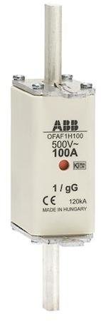 Предохранитель OFAF1H80 80A тип gG размер1 до 500В ABB 1SCA022627R4060