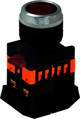 Кнопка ABLFS-22 красный d22мм неон/240В 1з+1р IEK BBT30-ABLFS-K04