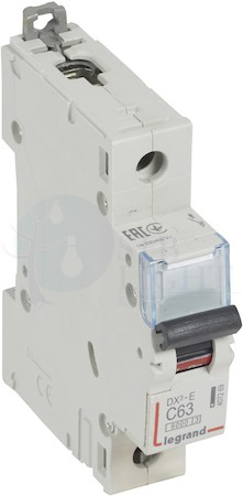 Автомат 1P 63А DX3-E (6 кА, C) Legrand 407269