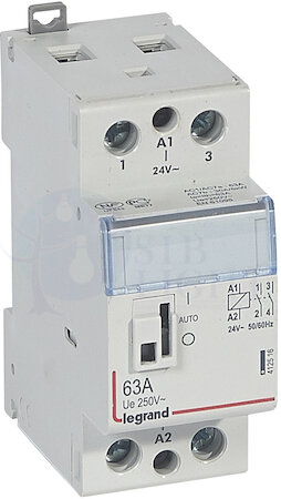 CX3 Кон.24V 2НО 63А с руч.уп. Legrand 412516