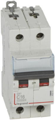 Автомат 2P 16А DX3 (16 кА, C) Legrand 409202