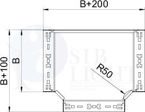 RTM 310 FS Т-образная секция 35x100 OBO Bettermann 6041030