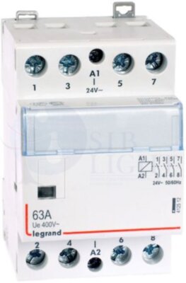 CX3 Кон.24V 4НО 63А Legrand 412512