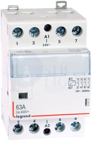 CX3 Кон.24V 4НО 63А Legrand 412512