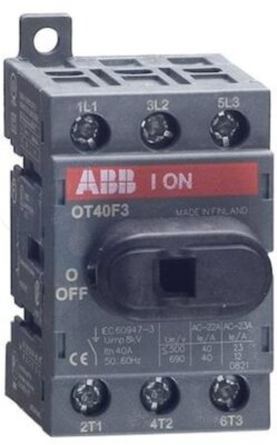 OT40 F3 3P 40A рубильник ABB 1SCA104902R1001