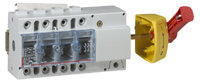 Vistop Рубильник 4Р 100A боковой привод, красная рукоятка/желтая панель Legrand 022327