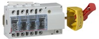 Vistop Рубильник 4Р 100A боковой привод, красная рукоятка/желтая панель Legrand 022327