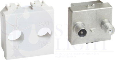 LL Розетка TV-SAT звезда 2м BTicino LN4214M2D