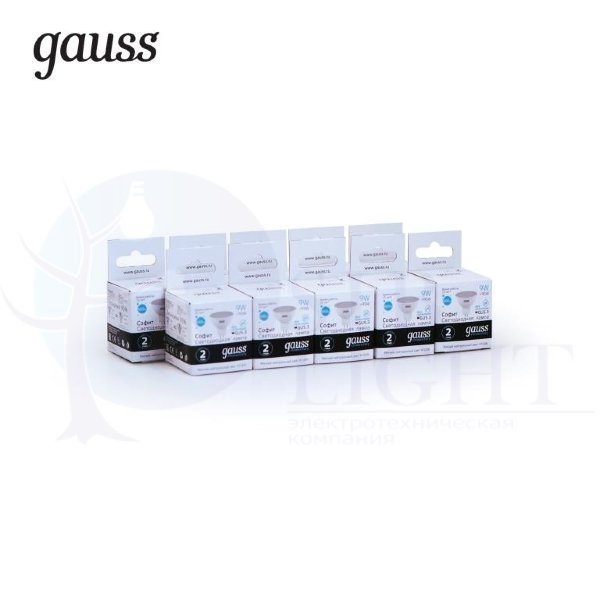 Лампа Gauss LED Elementary MR16 GU5.3 9W 660lm 4100K 1/10/100