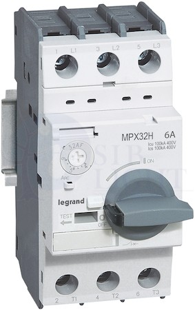 Legrand MPX3 Автоматический выключатель для защиты электродвигателей T32H 1A 100kA Legrand 417324