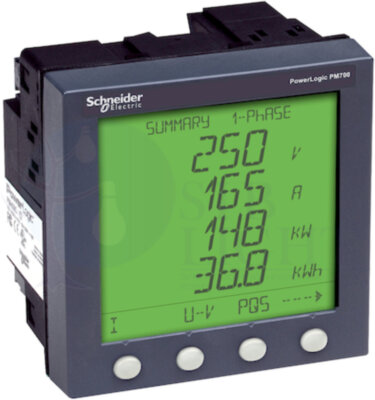 ИЗМЕРИТЕЛЬ МОЩНОСТИ, МНОГОФУНКЦ., Schneider Electric PM710MG