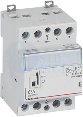 CX3 Кон.24V 4НО 63А с руч.уп. Legrand 412519