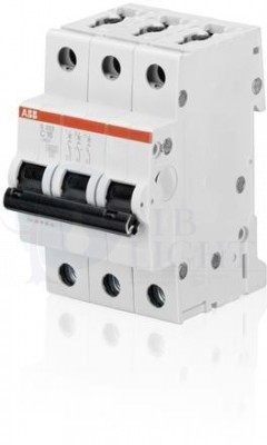 Автомат 3P 1.6А S200 (6 кА, C) ABB 2CDS253001R0974
