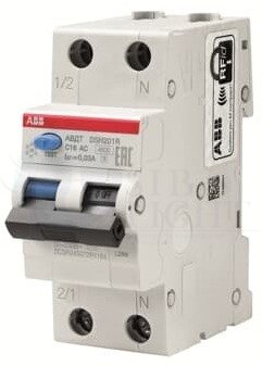 Дифференциальный автомат 1P+N 32А DSN201 (тип AC, 4.5 кА) ABB 2CSR245072R1324