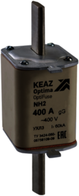 Вставка плавкая OptiFuse NH2-125-400AC-0-gG-УХЛ3 КЭАЗ 144756