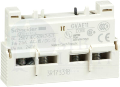 ДОПОЛНИТЕЛЬНЫЙ БЛОК КОНТАКТОВ НО+НЗ Schneider Electric GVAE11