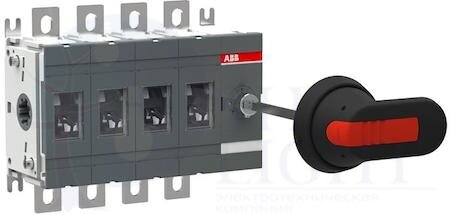 Рубильник OT250E40P до 250А 4-полюсный ABB 1SCA022720R8480