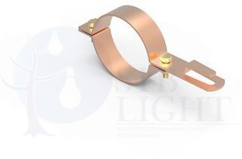 Хомут на металл трубы D20-80 медь ДКС NG3002CU