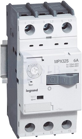 Legrand Автоматический выключатель для защиты электродвигателей MPX3 T32S 8A 100kA Legrand 417309