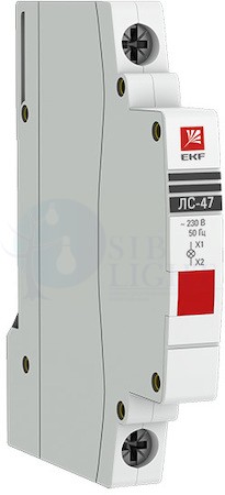 Лампа сигнальная ЛС-47 красн. PROxima EKF mdla-47-r-pro