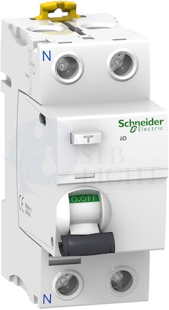 Выключатель дифференциального тока 2P 25А 10мА Acti 9 (тип AC) Schneider Electric A9R10225