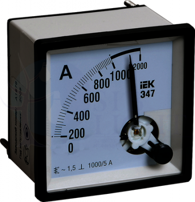 Амперметр Э47 3000-5А кл точн 1 5 72х72мм IEK IPA10-6-3000-E