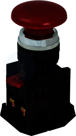 Кнопка AEA-22 "Грибок" красный d22mm 1з+1р IEK BBG30-AEA-K04