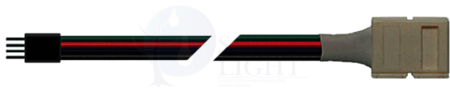 Коннектор PLSC-10x4/15/4pin (5050 RGB) уп 5 шт Jazzway 1017161