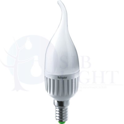 Светодиодные лампы формы «свеча» NLL-C/FC NLL-FC37-7-230-4K-E14-FR