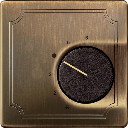 Крышка для терморегулятора Antique (поворотный, античная латунь) Schneider Electric MTN537443