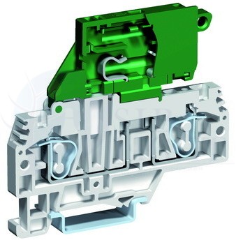 Держатель предохранителя 5х20. Пружина. 4 кв. мм Серый DKC ДКС ZHF310GR