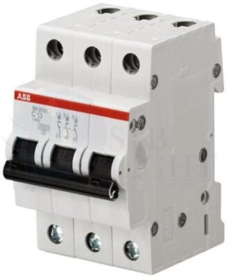 Автомат 3P 50А SH200 (4.5 кА, B) ABB 2CDS243001R0505