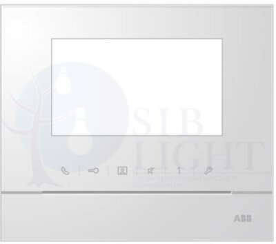 Рамка для абонентского устройства 4,3, белый ABB 52311FC-W
